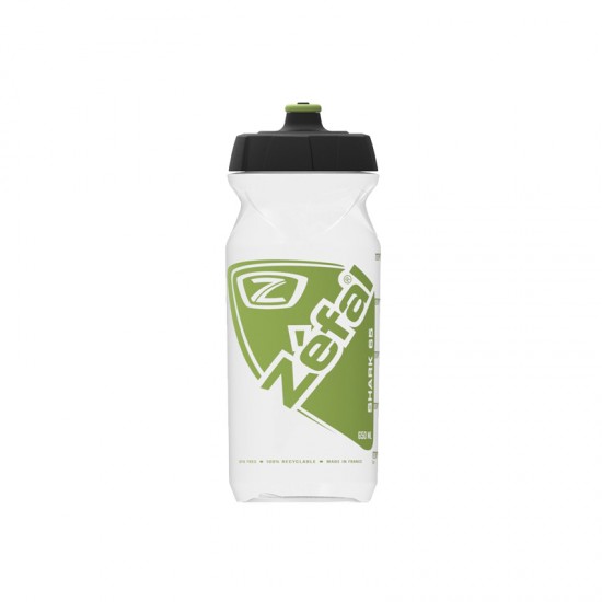 Bidon ZEFAL Shark 65 Grip-Cap 650ml - Transparent/Green