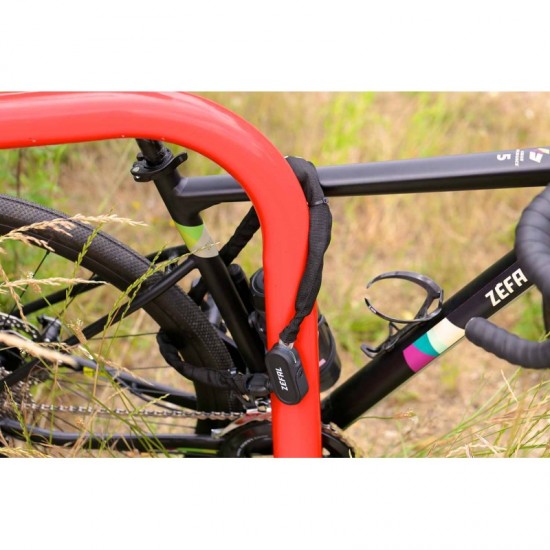 Incuietoare Lant ZEFAL K-Traz M8 6mm/90cm - Black