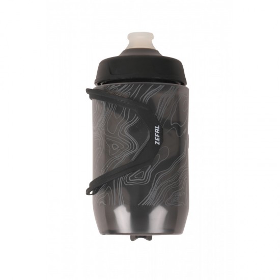 Suport bidon ZEFAL Pulse Z2 + bidon Sense Pro 50 - Smoked grey