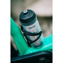 Bidon ZEFAL Arctica 55 Grip-Cap 550ml - Silver/Orange