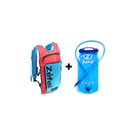 Rucsac hidratare ZEFAL L Z-Hydro - Rosu/Albastru